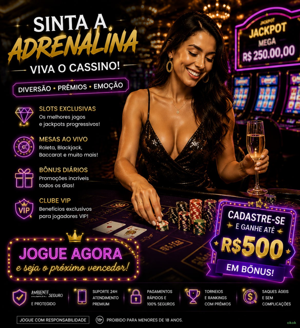Apostas esportivas ao vivo na okok